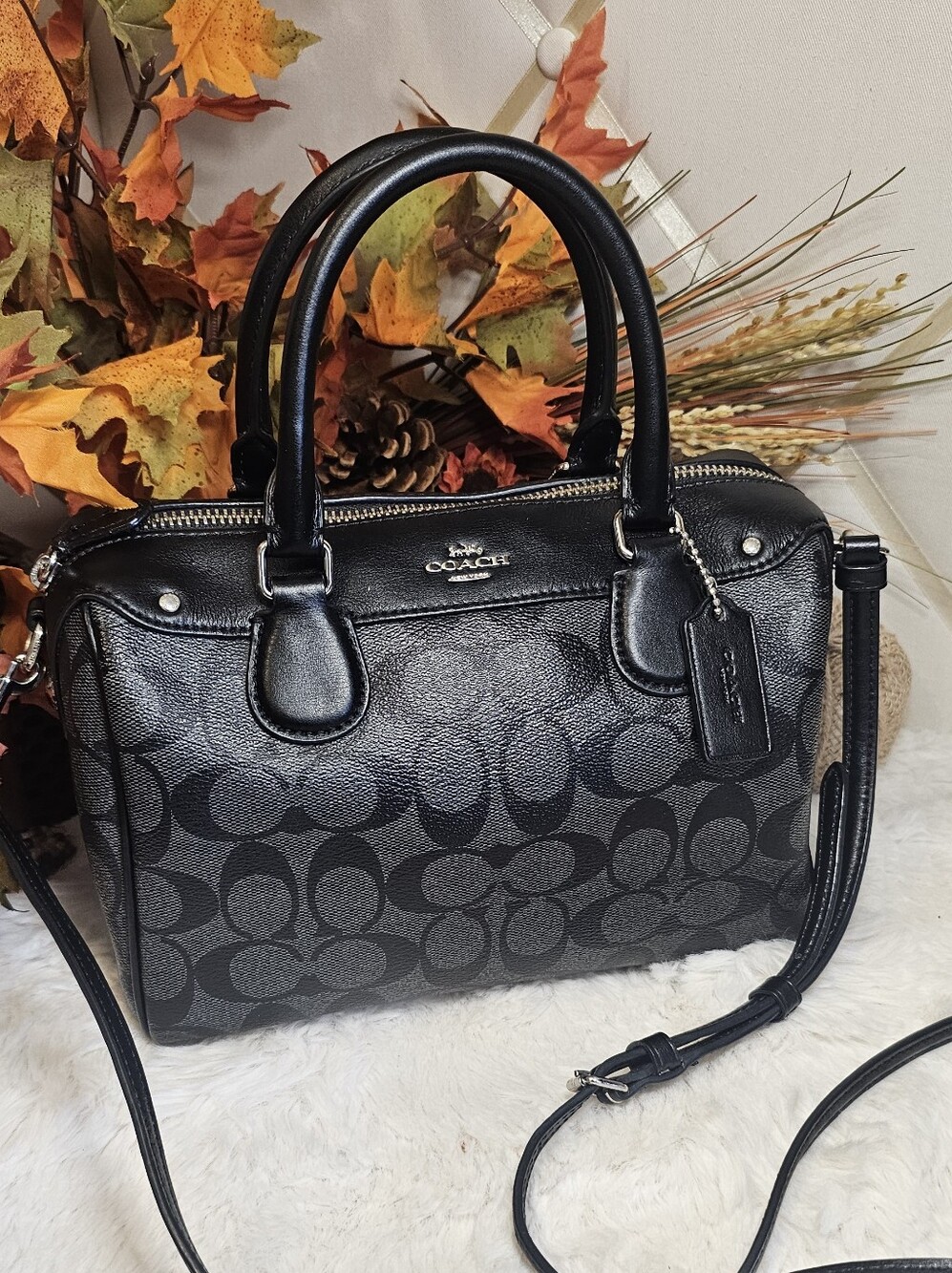Coach Signature Mini Bennett Satchel